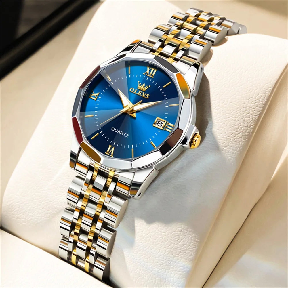 OLEVS 9931 Elegant Women's Watch — Luxury Stainless Steel Quartz Timepiece