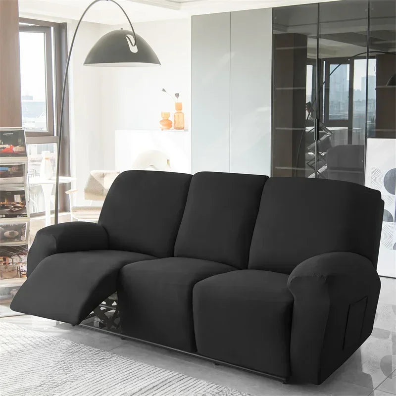 Yupartex Recliner Sofa Cover — Soft Polyester Slipcover for 1, 2, or 3 Seaters