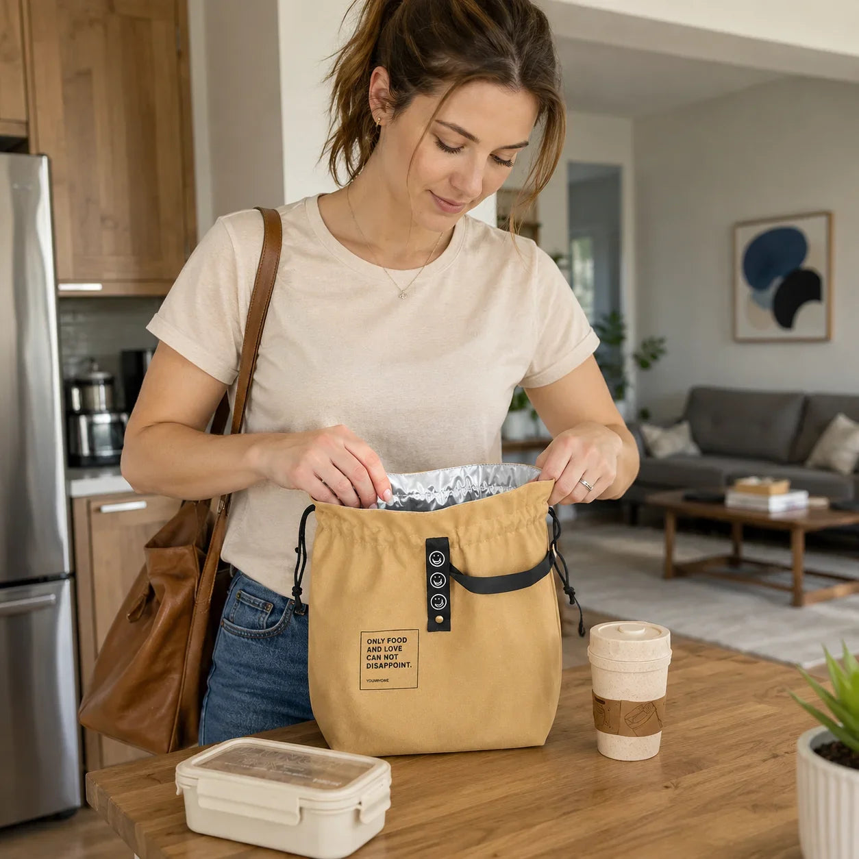 Insulated Lunch Tote — Thermal Bento Bag for Work and Travel