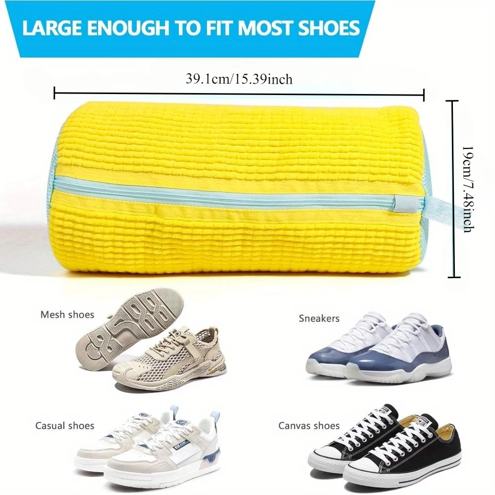 Durable Shoe Washing Machine Bag — Protective Laundry Bag for Sneakers