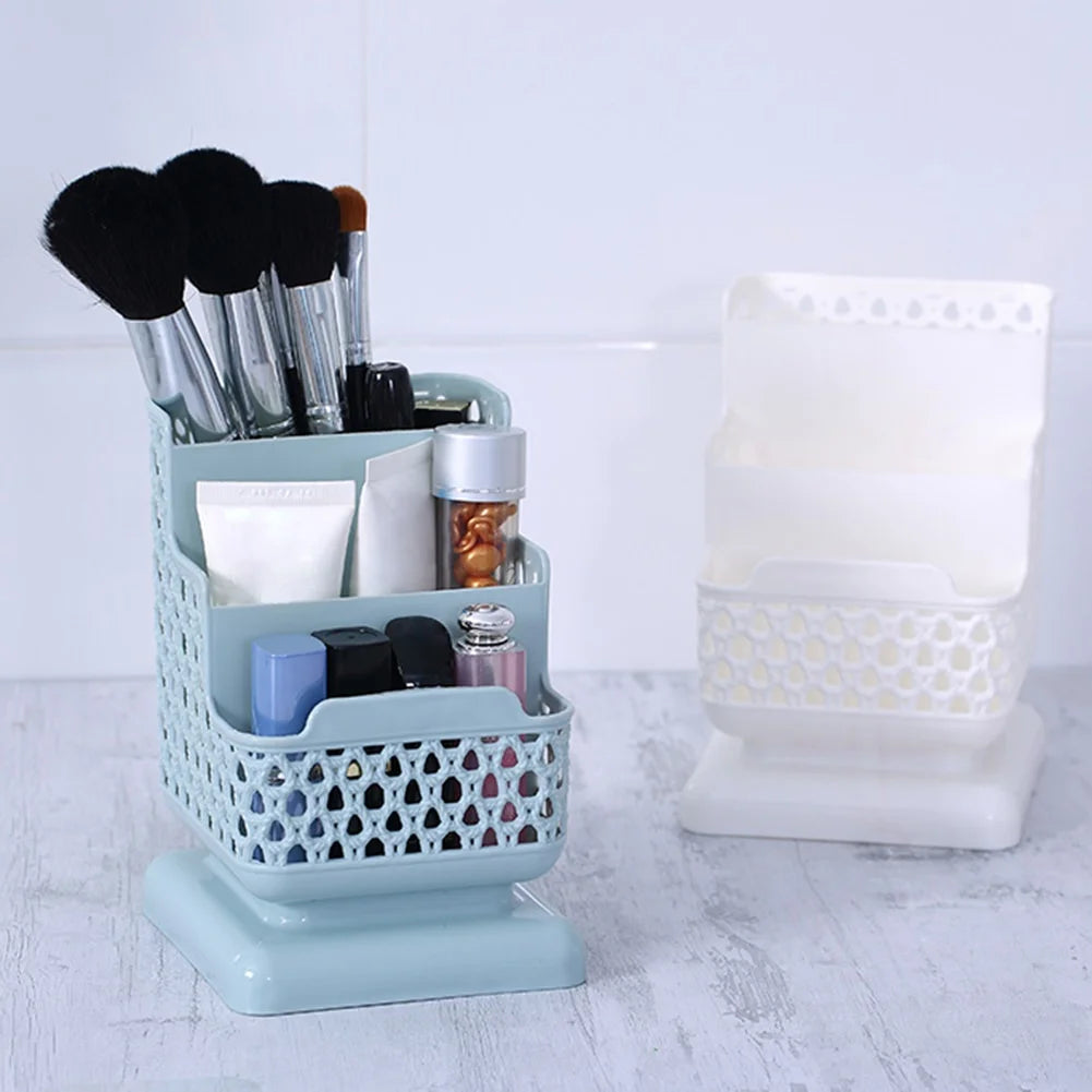 Multi-Compartment Desk Organizer — Stationery and Document Storage Stand
