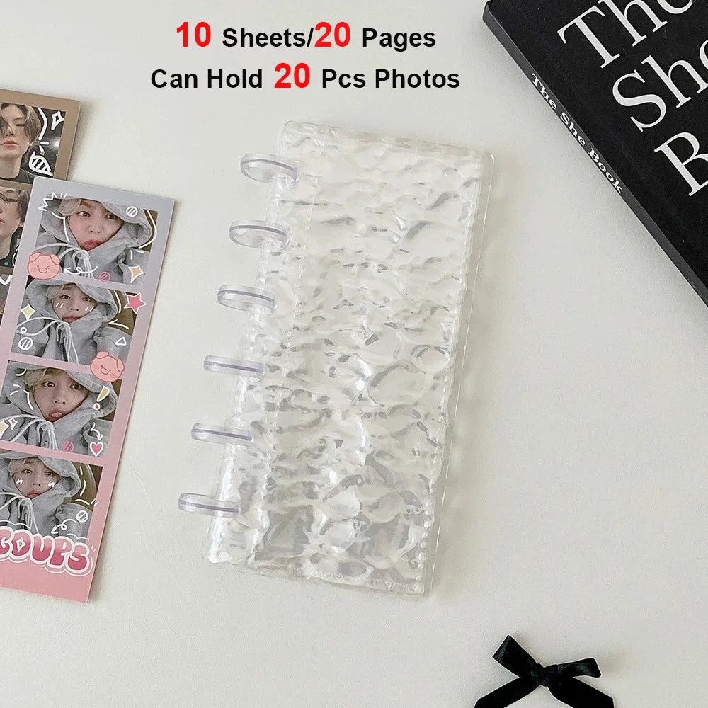 HarPaper Photo Booth Album — 2x6 Inch Strip Holder for Weddings