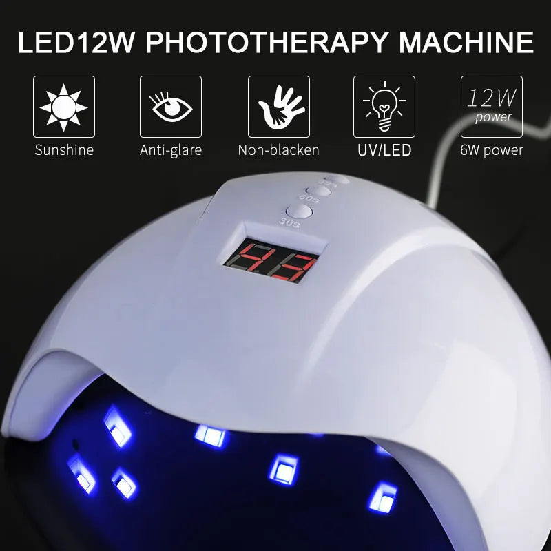 PARKSON UV LED Nail Lamp — Professional Gel Polish Curing Tool