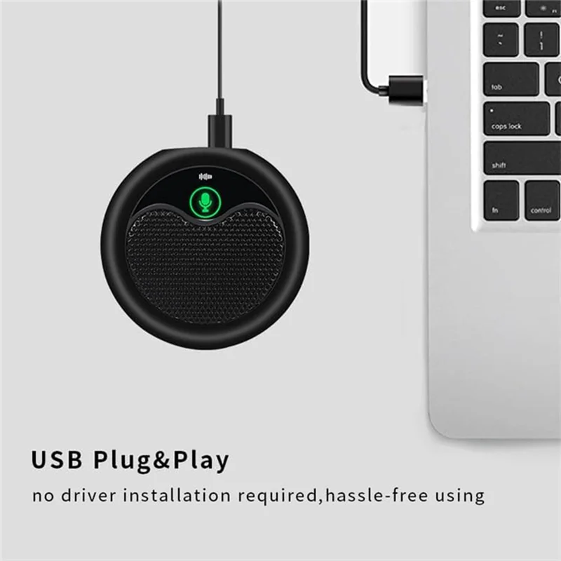 FGHGF USB Condenser Microphone — Omnidirectional Desktop Mic for Meetings