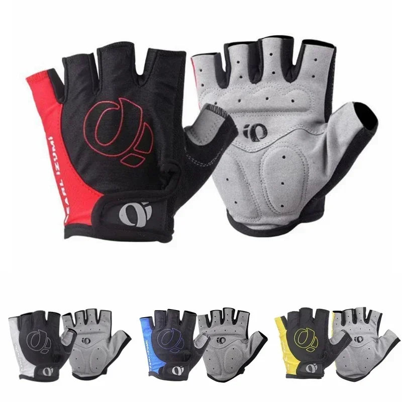 Half Finger Cycling Gloves — Anti-Slip Gel Padding for MTB and Road Bikes