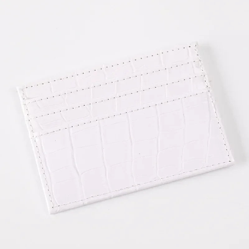 eTya Slim PU Leather Card Holder — Minimalist Wallet for Business and Students