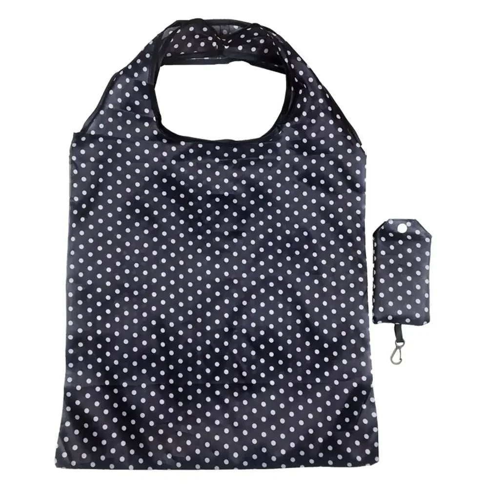 Large Foldable Reusable Shopping Bag — Heavy Duty Washable Grocery Pouch