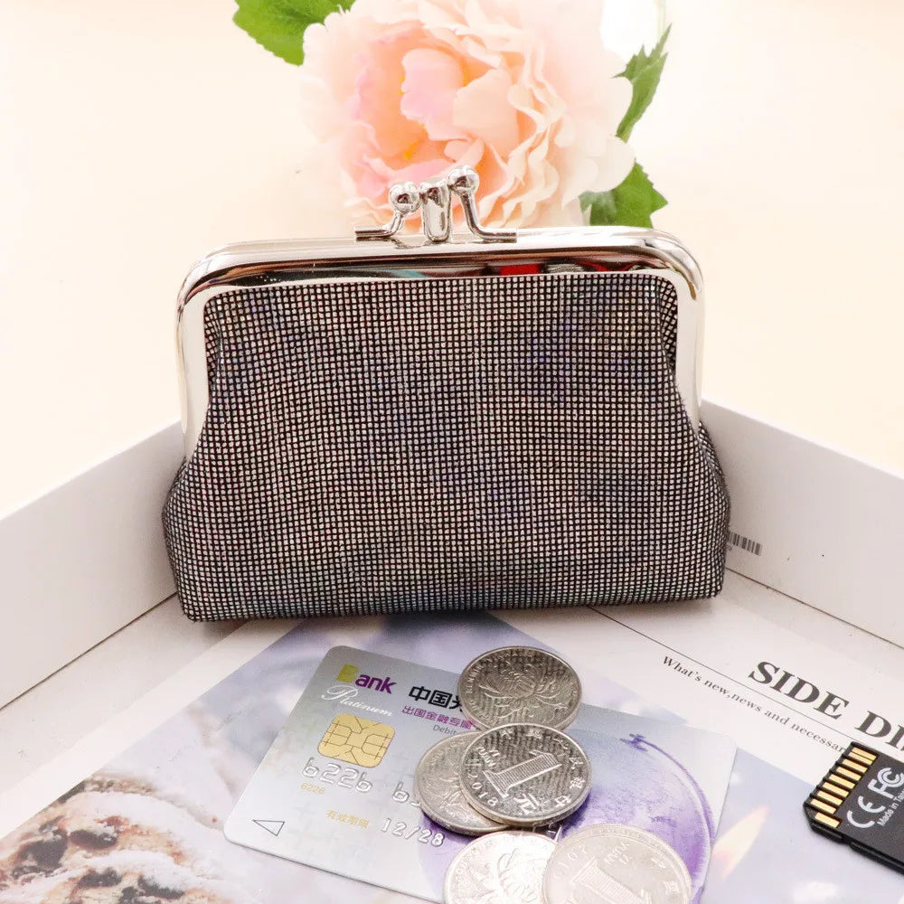 Retro Double Layer Coin Purse — Compact Mini Money Bag & Card Holder