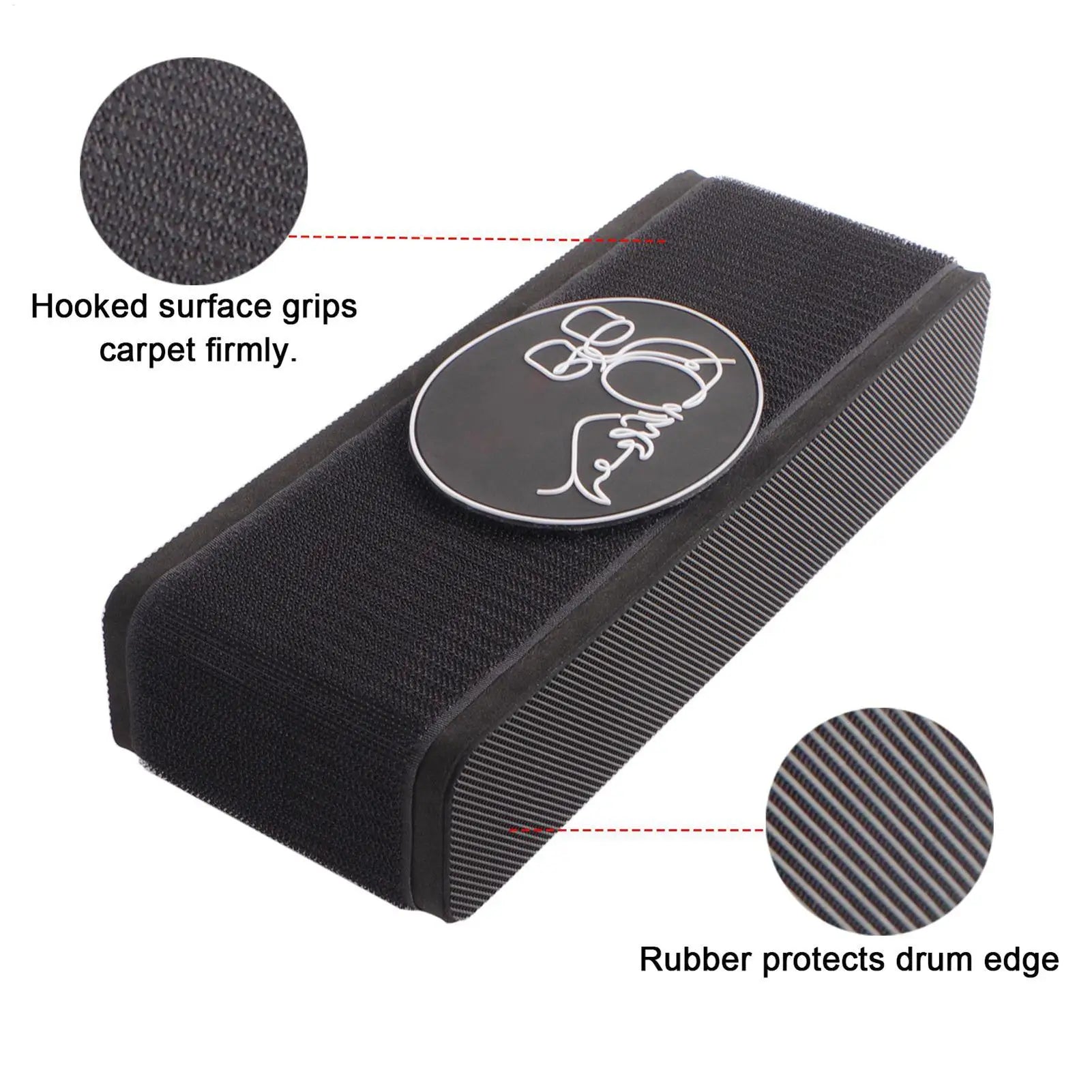 Bass Drum Stabilizer Pad — Non-Slip Pedal Anchor for Drum Kits