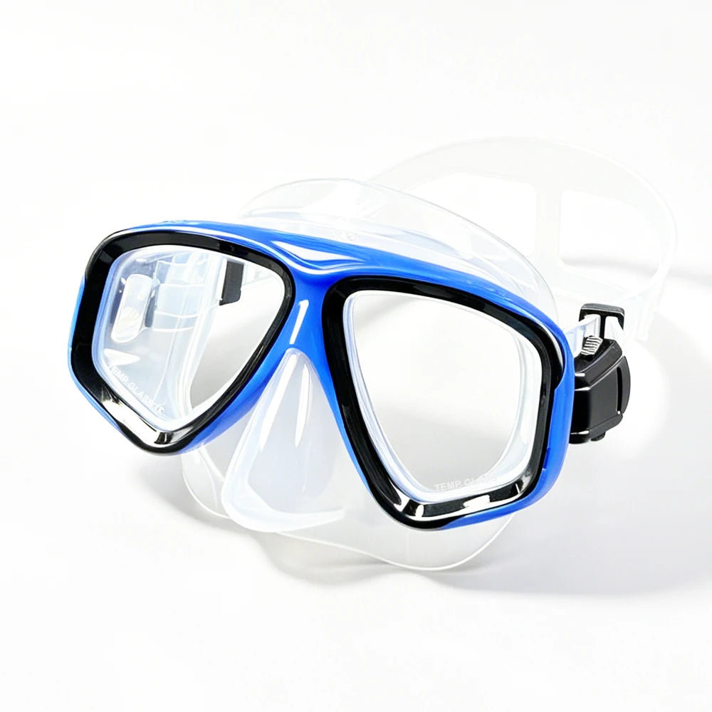 Snorkel Mask Swimming Goggles — Wide View Scuba Diving Gear