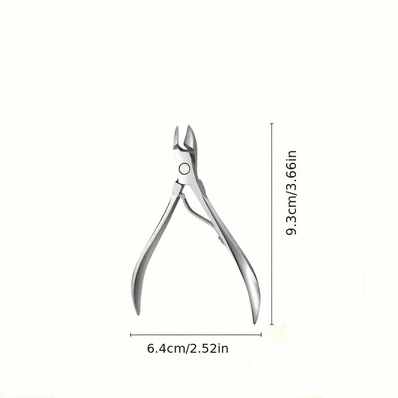 Stainless Steel Cuticle Nipper — Professional Manicure & Pedicure Tool