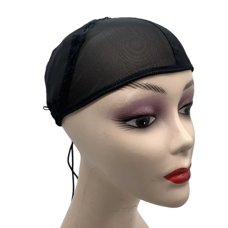 Nylon 3/4 Full Wig Cap — Breathable Adjustable Spandex Mesh