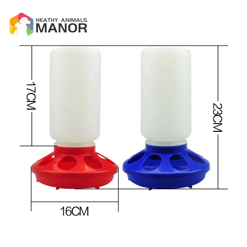 JIECARE Poultry Feeder and Drinker — Automatic Food and Water Dispenser