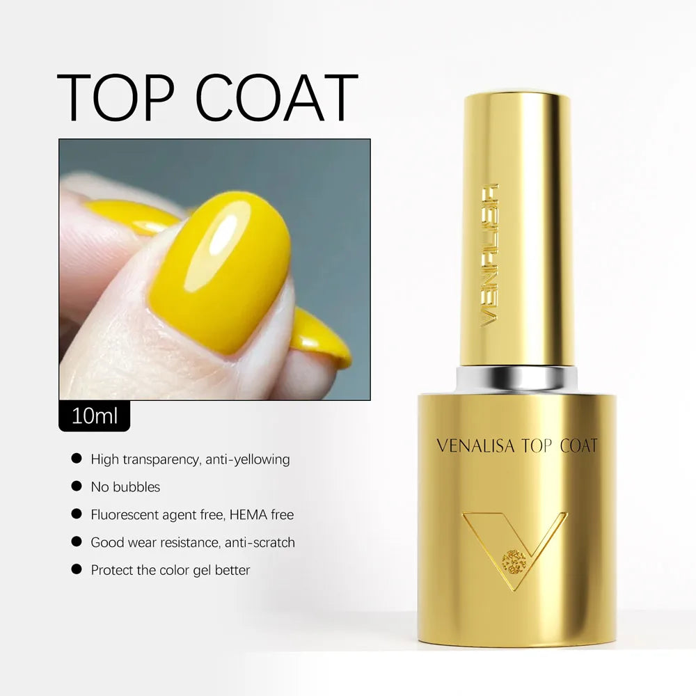 VENALISA Nail Gel Polish — HEMA/TPO Free Long Wear UV Gel