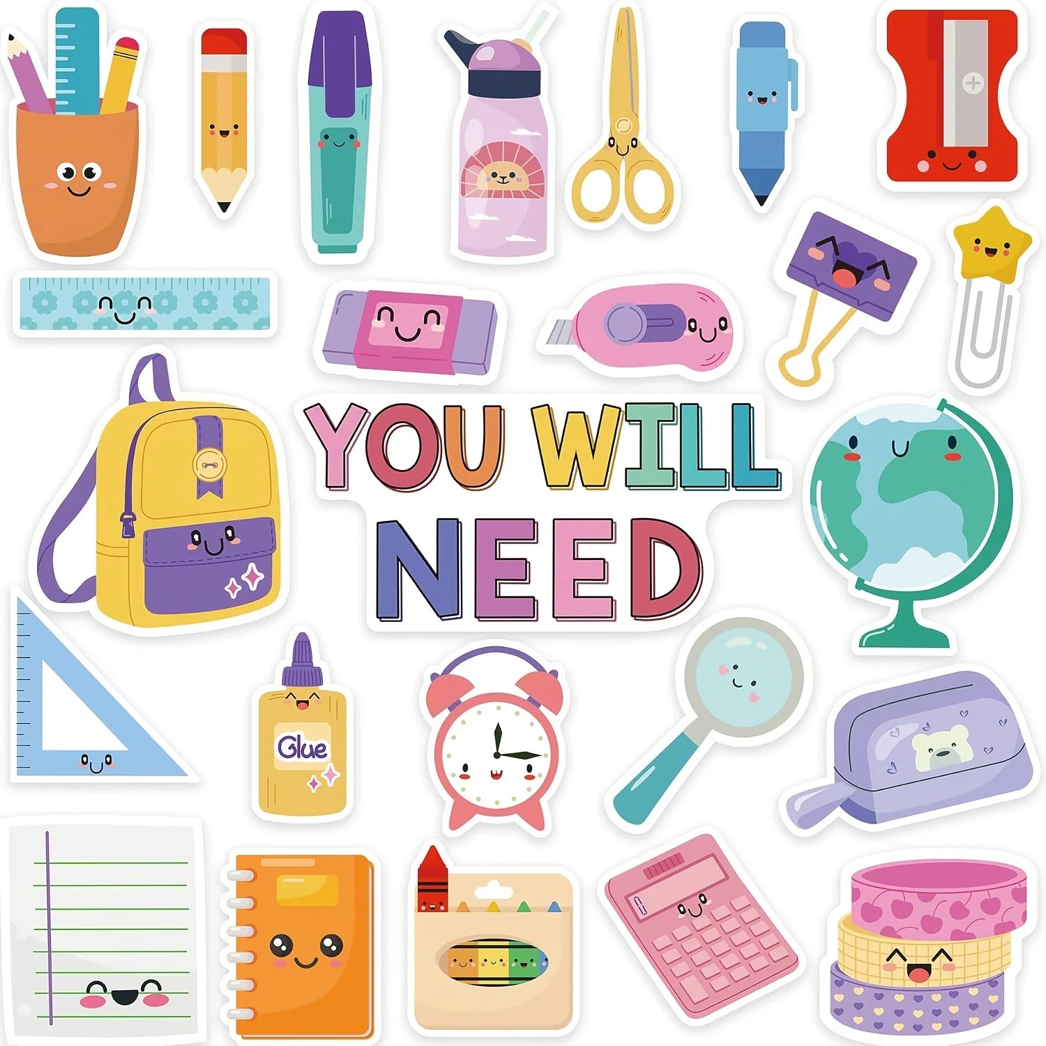 Colorful Classroom Whiteboard Magnets — Teacher Organization & Group Activity Set