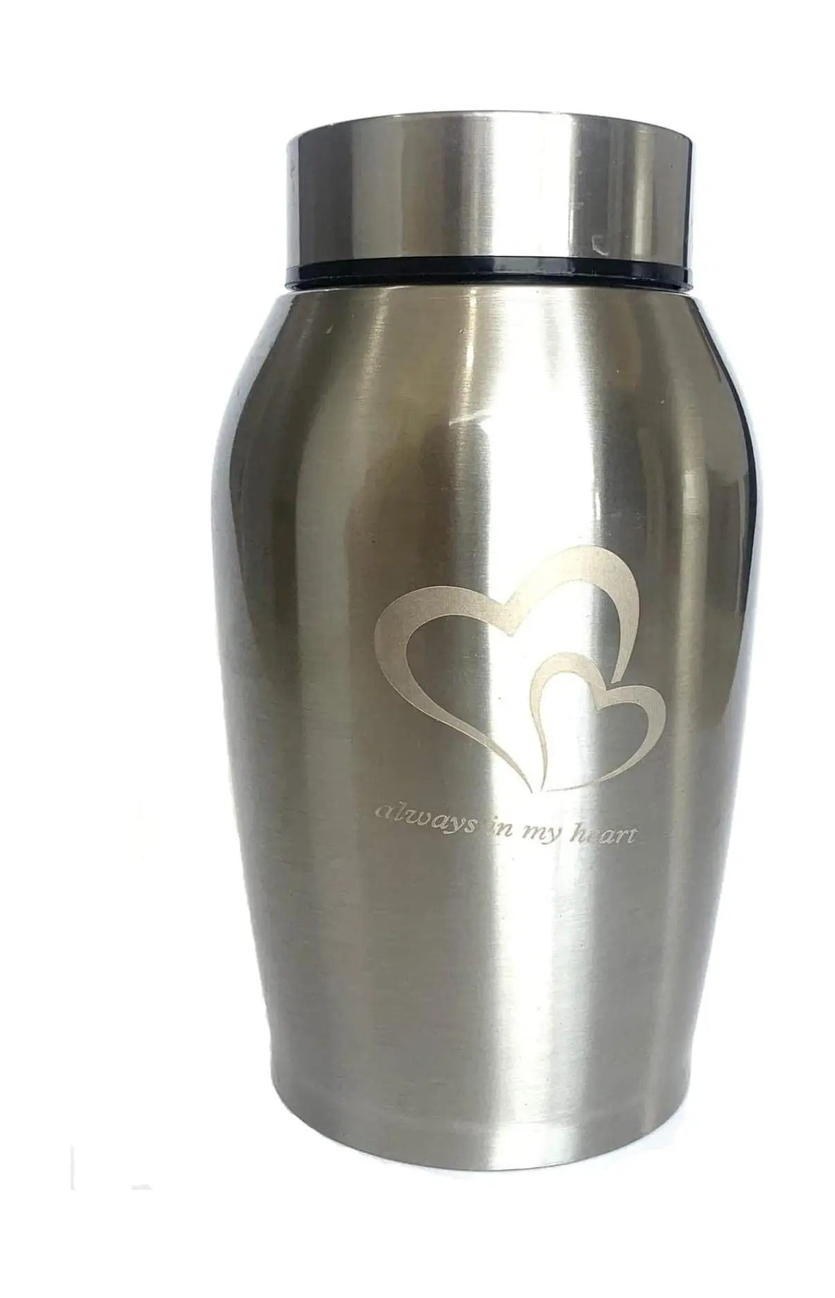 Stainless Steel Pet Cremation Urn — Elegant Memorial Keepsake for Small Animals
