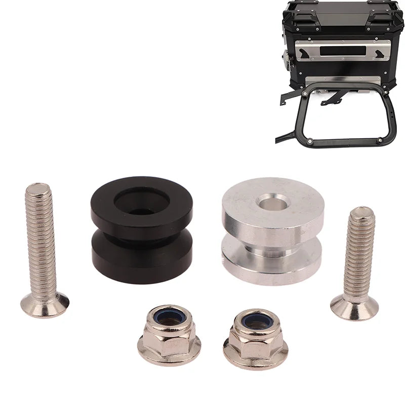 YIBAR Motorcycle Luggage Accessories Set — 4-Piece Mounting Kit