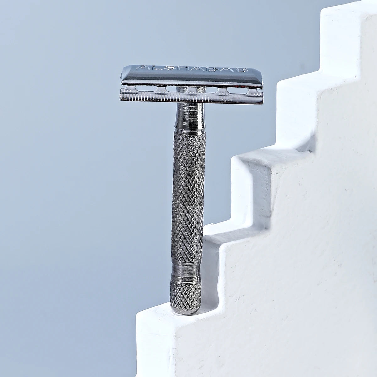 Stainless Steel Safety Razor — Manual Double Edge Shaving Tool for Men