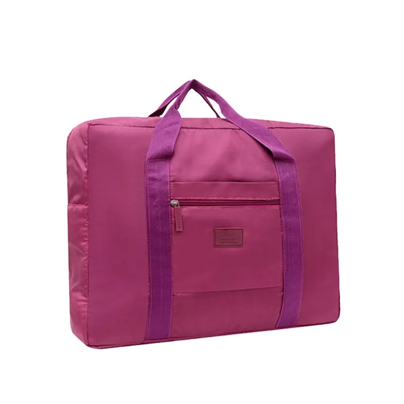 Fashion Travel Duffel Bag — Lightweight Foldable Weekender Tote