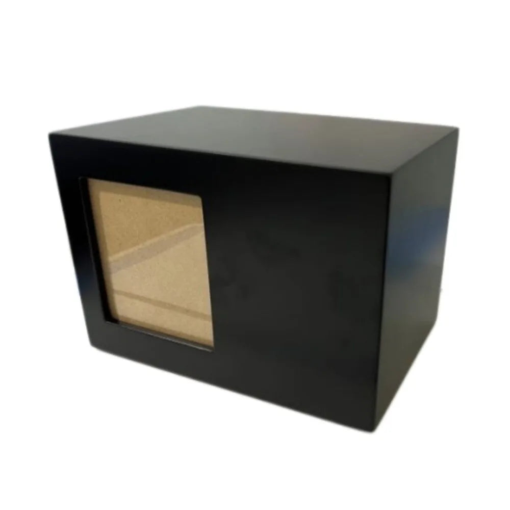 Tree of Life Pet Memorial Urn — Wooden Cremation Box with Photo Frame