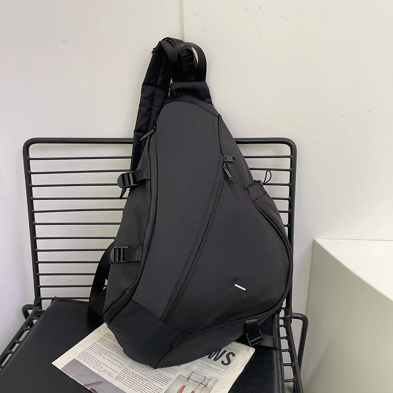 Large Capacity Nylon Sling Bag — Versatile Crossbody Shoulder Bag
