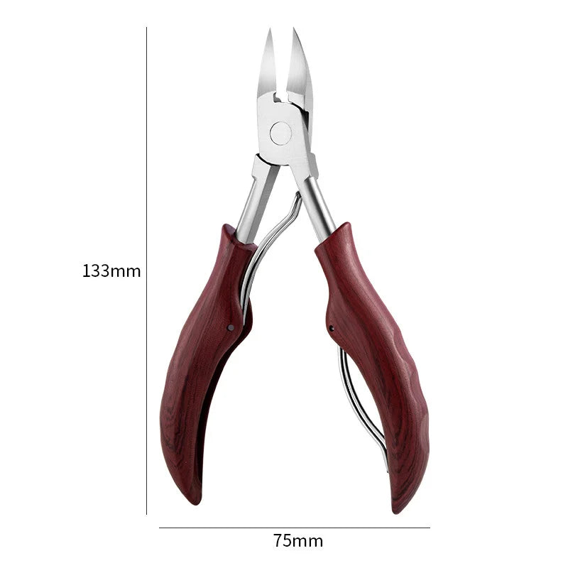 Stainless Steel Nail Nipper — Precision Cuticle and Ingrown Nail Tool