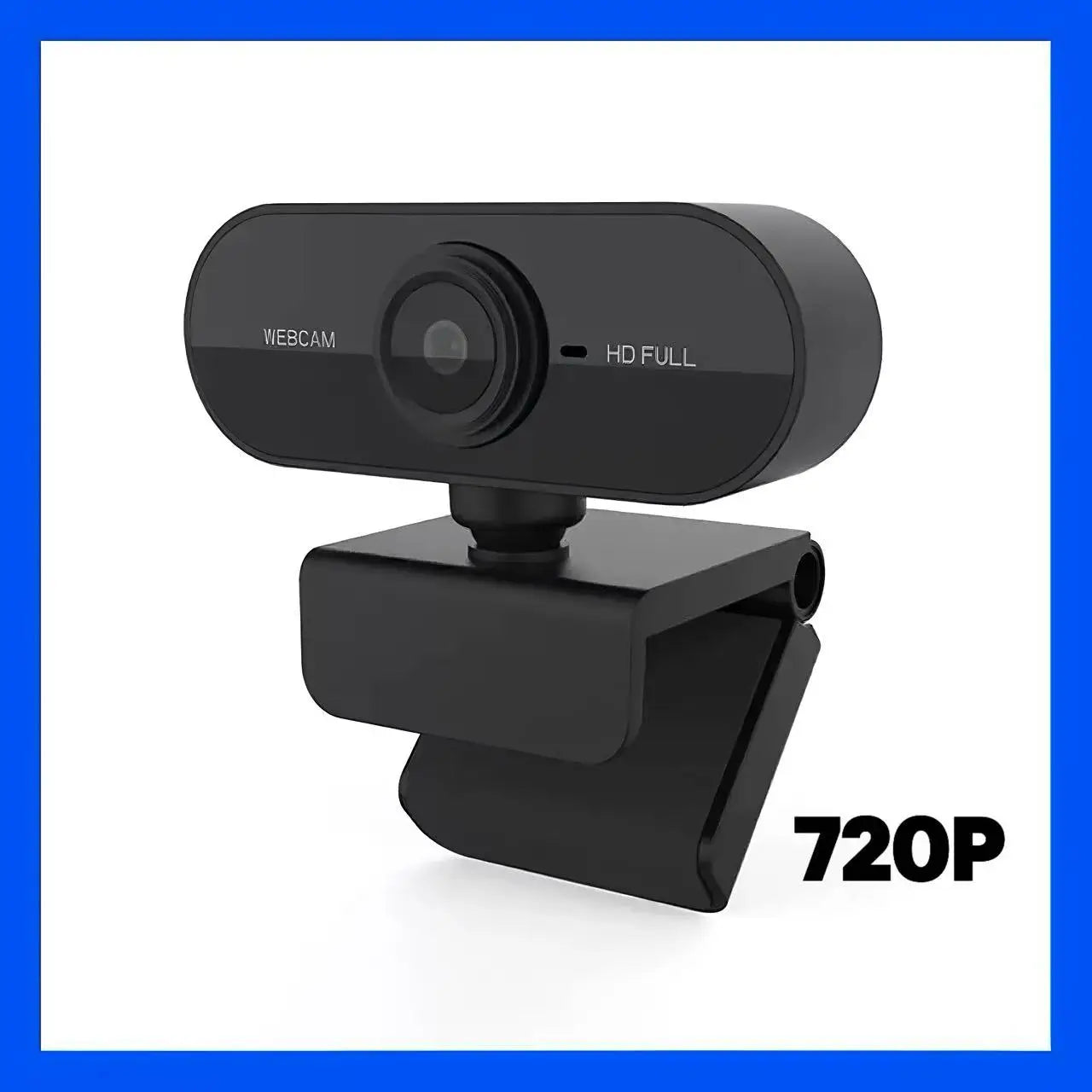 High Definition USB Webcam — Built-in Microphone for Video Calls