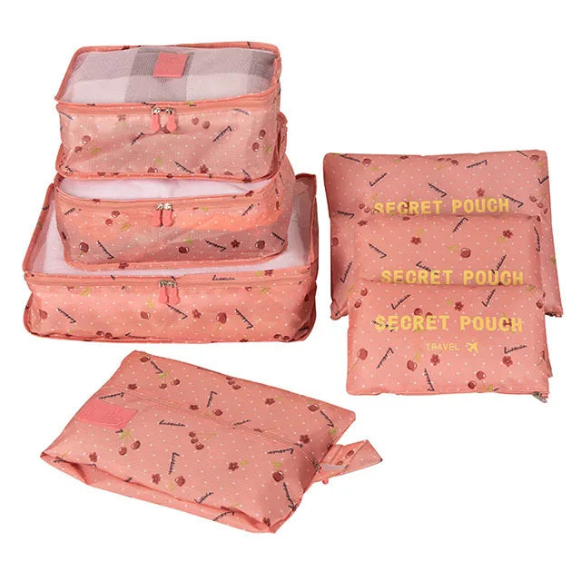 Totidy Travel Packing Cube Set — Luggage Organizer for Clothes and Shoes
