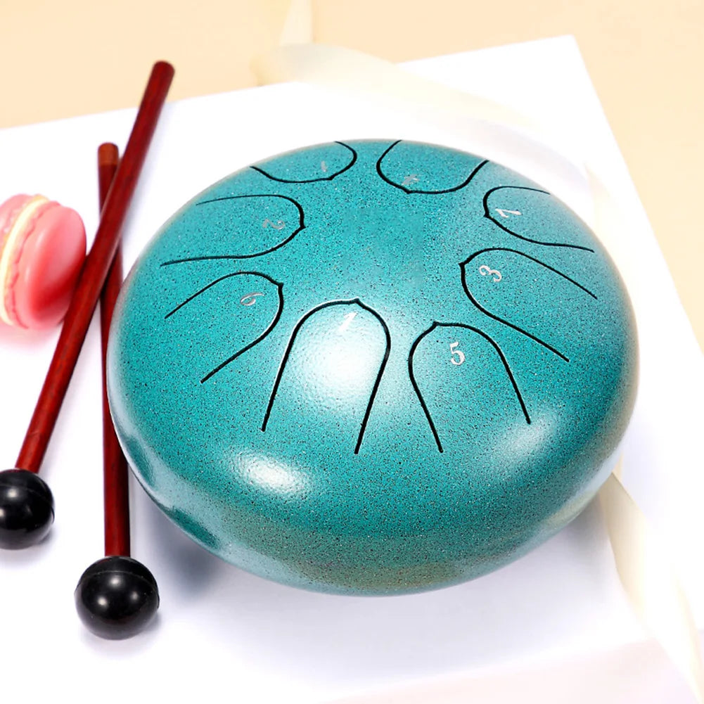 Crazy Stone 3 Inch Handpan Drum — Ethereal Steel Tongue Percussion Kit