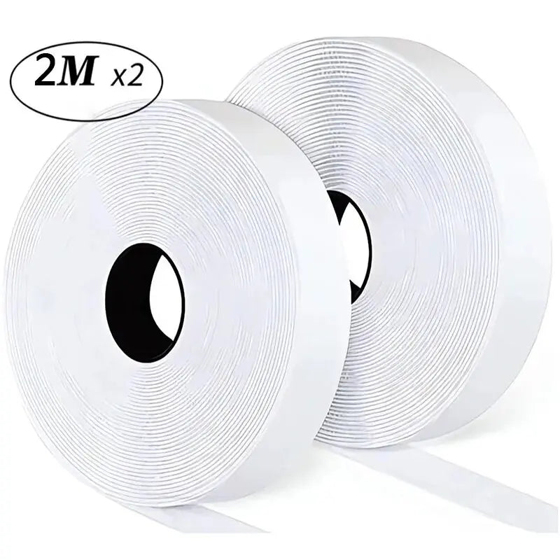 Self-Adhesive Hook and Loop Tape — Extra Strong Double Sided Fastener