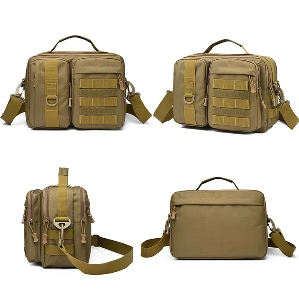 Tactical Shoulder Sling Bag — Durable Nylon Crossbody for Outdoor Adventures