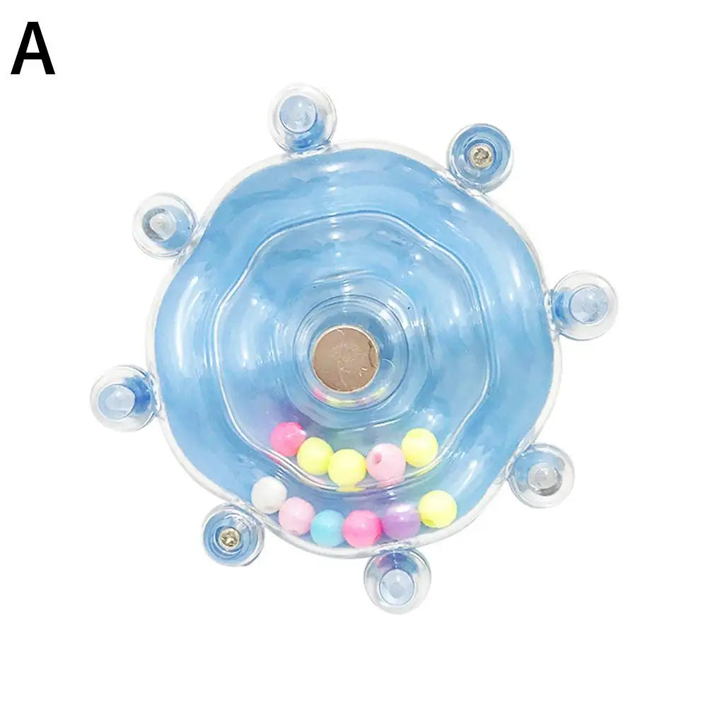 Interactive Bird Cage Toy — Rotating Treat Dispenser for Mental Stimulation