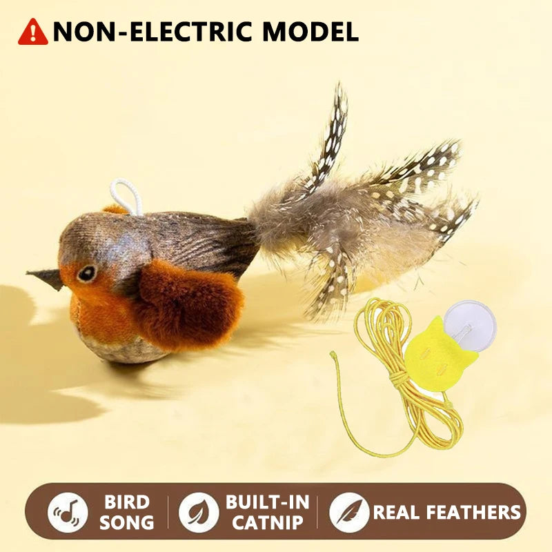Smart Automatic Cat Toy — Self-Moving Interactive Ball with Tail