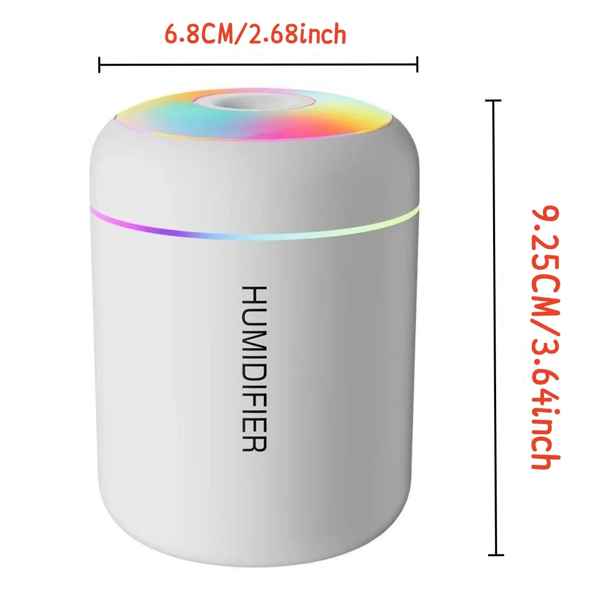 Searide Mini Air Humidifier — USB Electric Aroma Diffuser for Car and Home