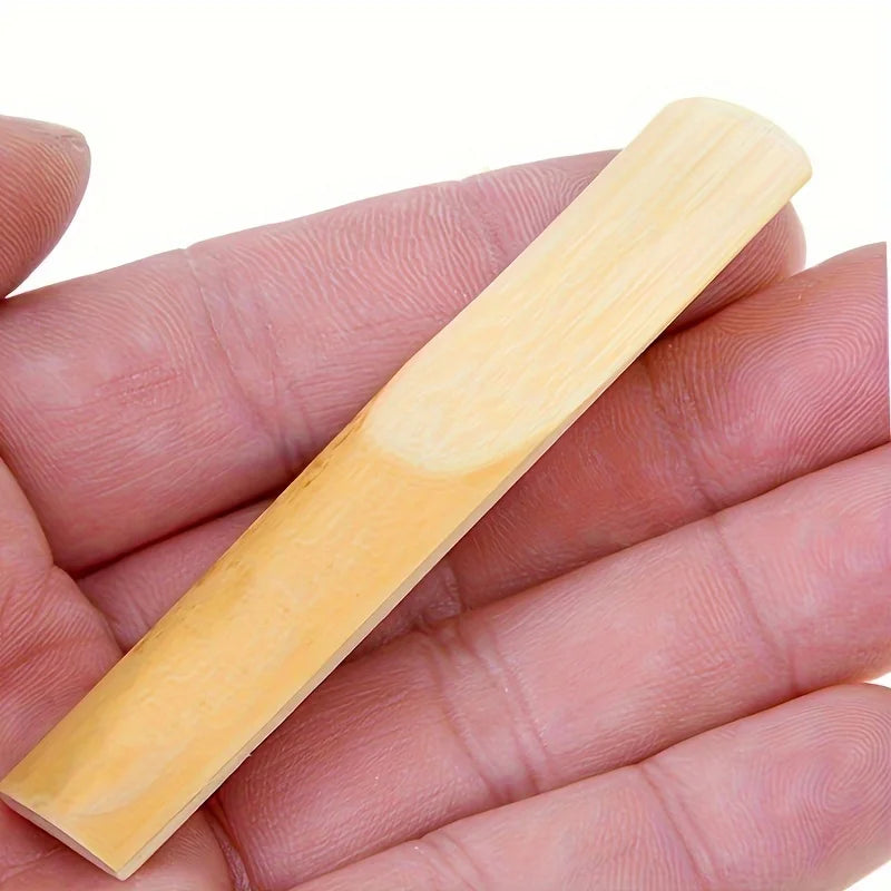 Alto Saxophone Reeds — Traditional Bamboo Reeds for Eb Saxophone, 10-Pack