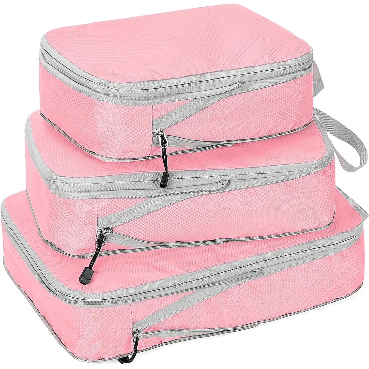 Travel Luggage Organizer Set — Compression Packing Cubes for Suitcases