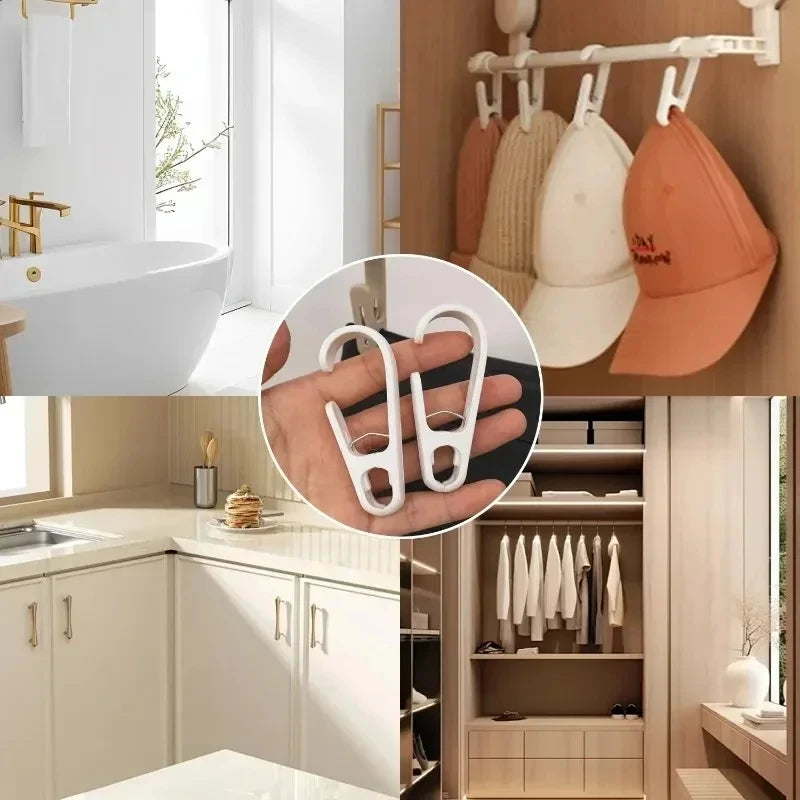 Multifunctional Hanging Storage Clips — Versatile Home Organization Hooks