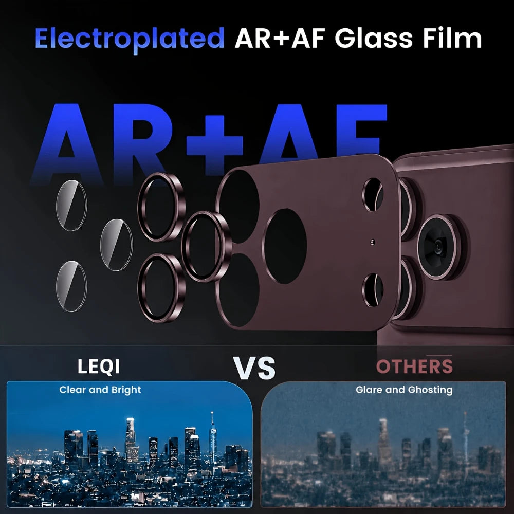 NNBILI Metal Glass Camera Lens Protector — Durable Lens Cover Accessory