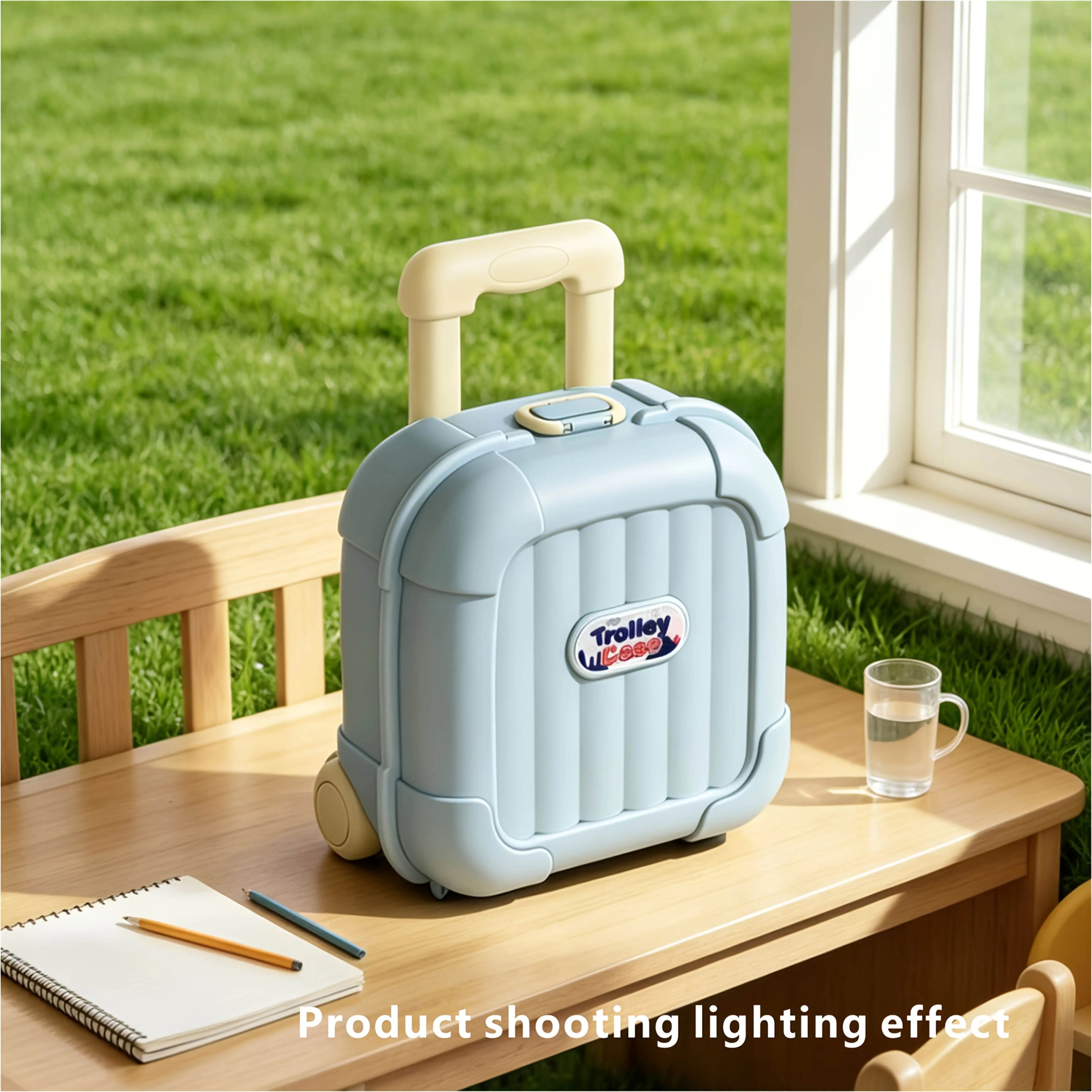 Compact Rolling Suitcase — Space-Saving Portable Travel Case