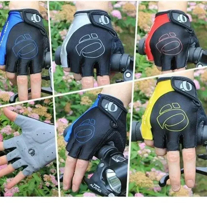 Half Finger Cycling Gloves — Anti-Slip Gel Padding for MTB and Road Bikes
