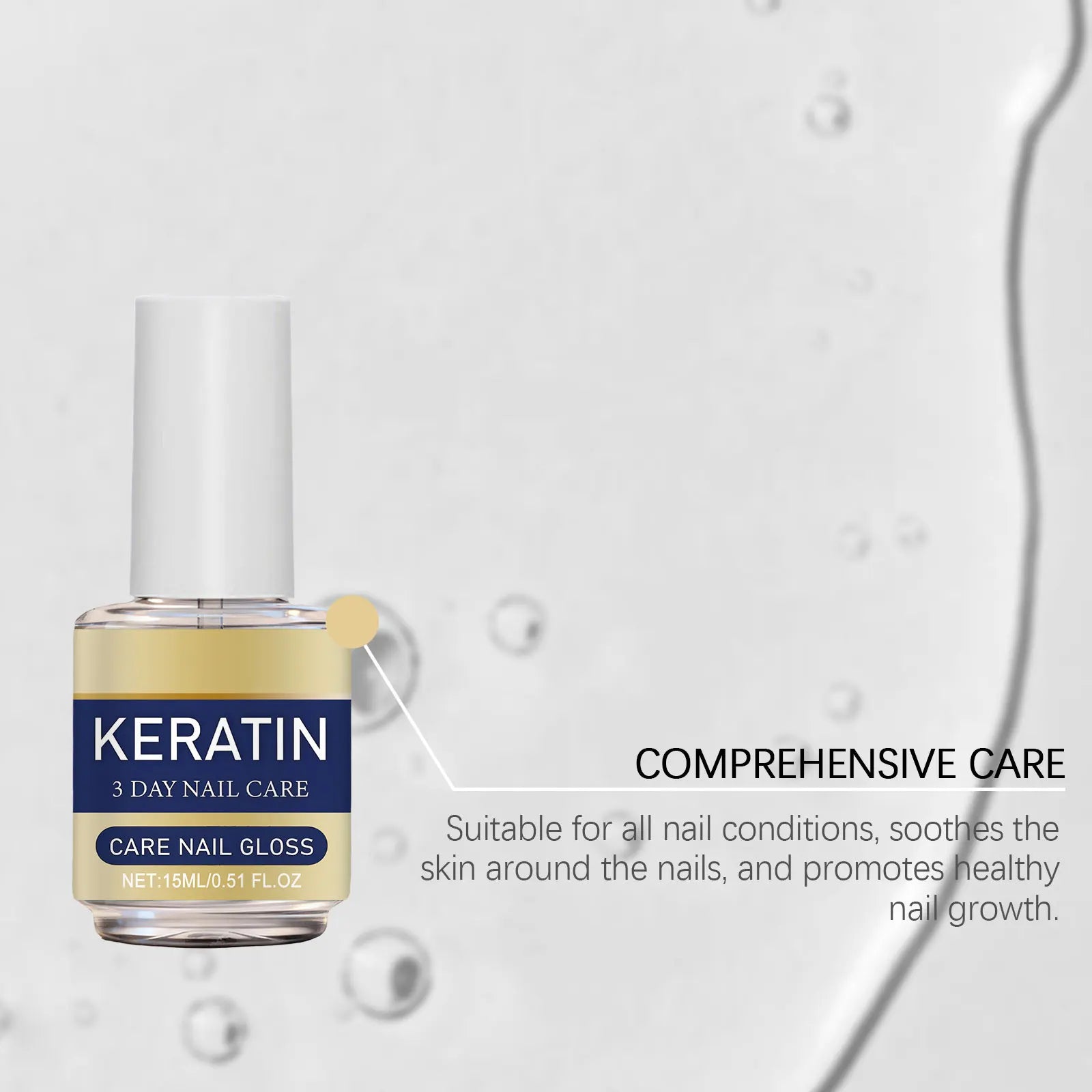 Nourishing Cuticle Treatment Oil — Smooth Nail Surface Serum, 15ml