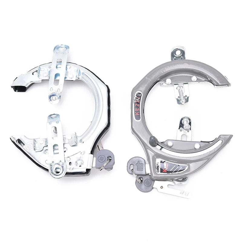 Bicycle Security Lock — Anti-Theft Metal Chain with Keys