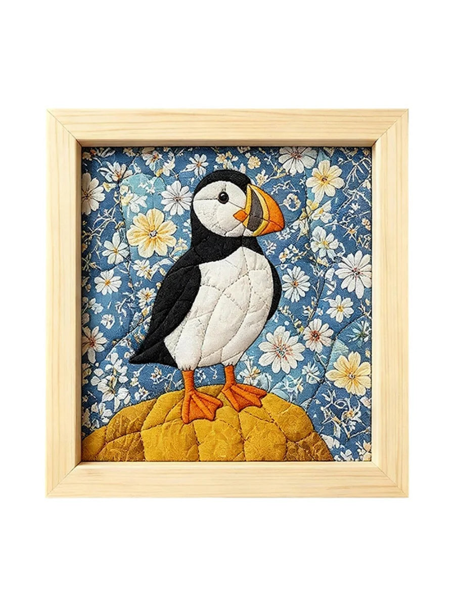 DIY No-Sew Fabric Art Kit — Patchwork Handcraft Set for Home Decor