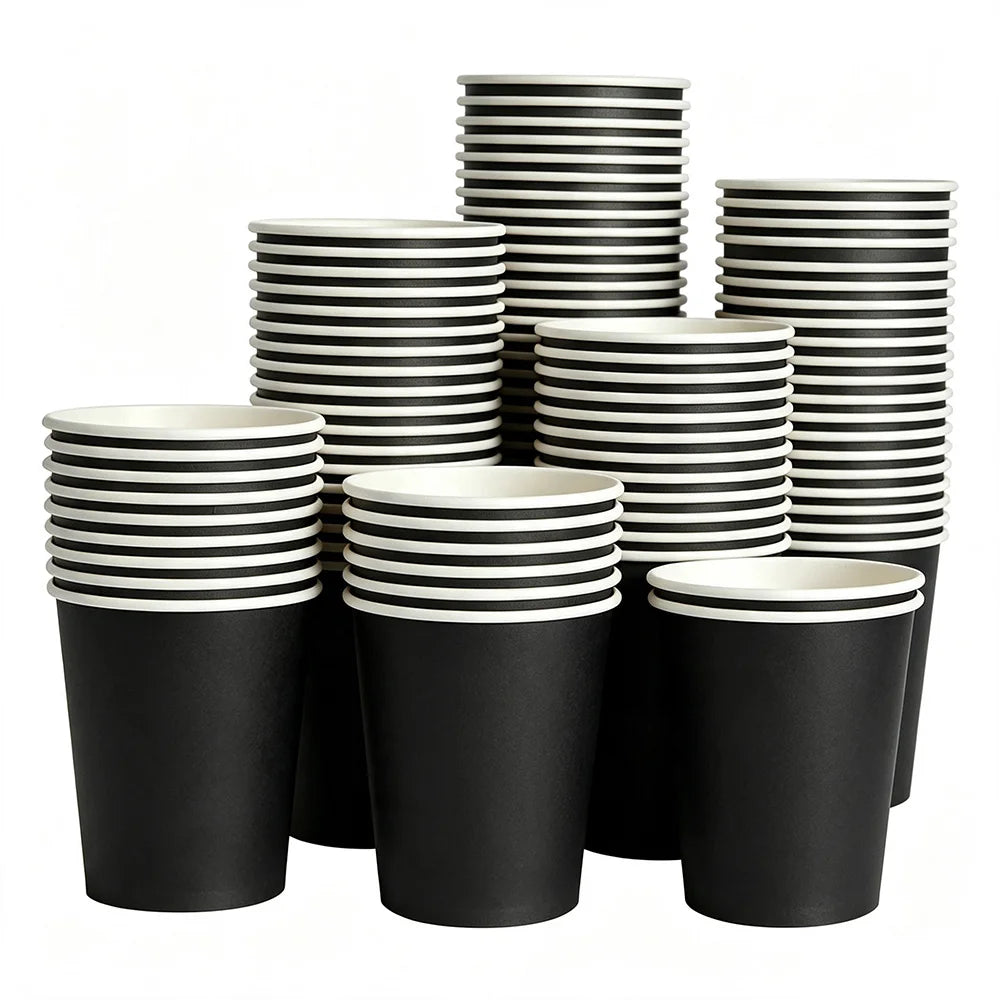 Solid Color Paper Plates — Disposable 7-Inch Party Tableware