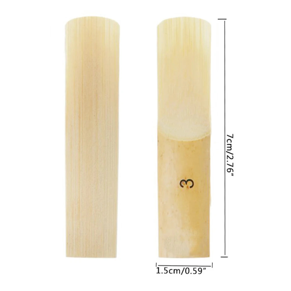 Eb Alto Saxophone Reeds — 10 Pack Professional Woodwind Reeds with Storage Box