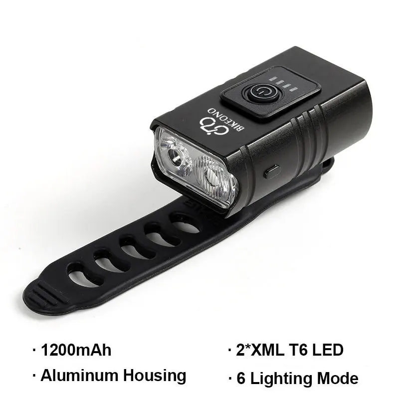 BIKEONO USB Rechargeable LED Bike Light — High Performance MTB Headlight