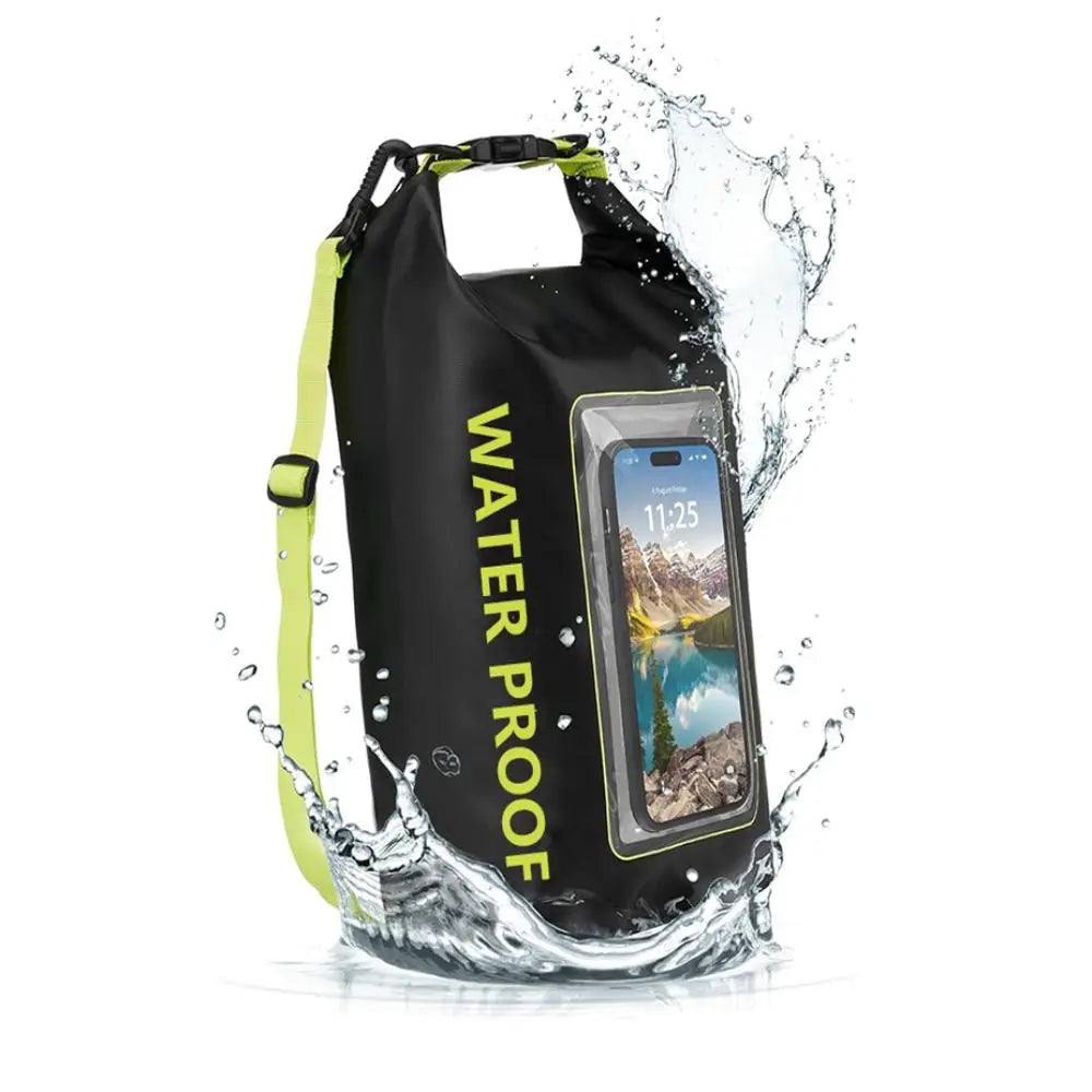 2L Waterproof Mobile Phone Bag — Touchscreen Compatible Dry Bag for Swimming