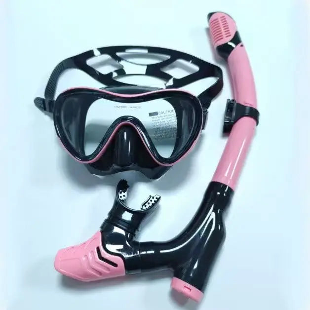 QYQ Full-Dry Snorkel Mask Set — Wide Vision Swimming Gear