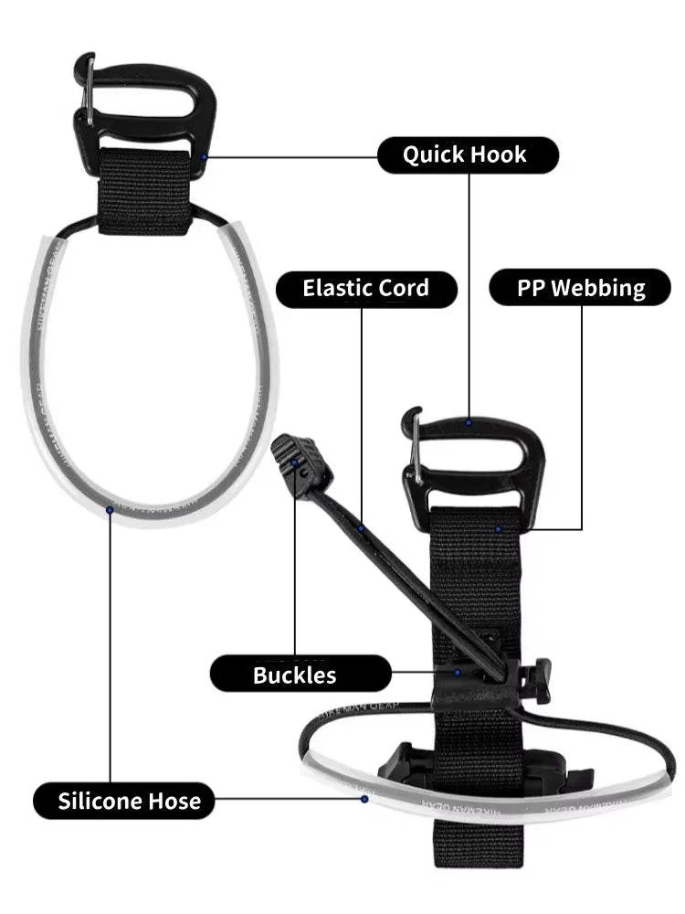 Trekking Pole Carrier — Secure Backpack Attachment Strap for Hiking