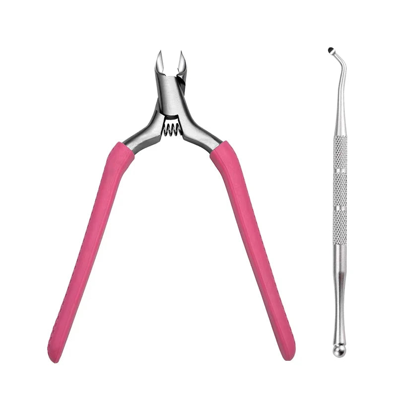 Stainless Steel Cuticle Nipper — Professional Manicure Trimmer Tool